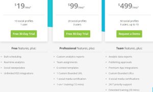 hootsuite pricing