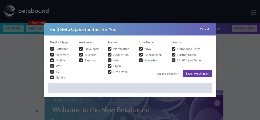 betabound desktop beta testing service. Desktop and mobile app beta testing sites