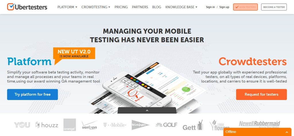 Uber Testers - Crowdsourced QA beta testing solution and QA testing. Desktop and mobile app beta testing sites