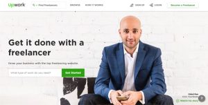 UpWork freelance website marketplace