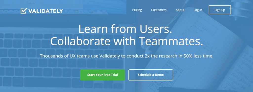 Validately - desktop beta testing service. Desktop and mobile app beta testing sites