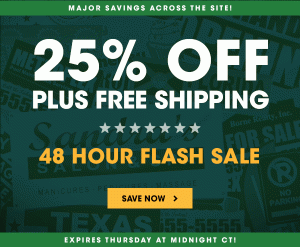 25% off plus free shipping example for lead generation strategy