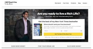 Lead magnet example ramit sethi - lead generation strategies