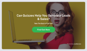 lead quizzes quiz for startup lead generation and email list building