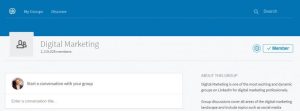 LinkedIn Group - Digital Marketing