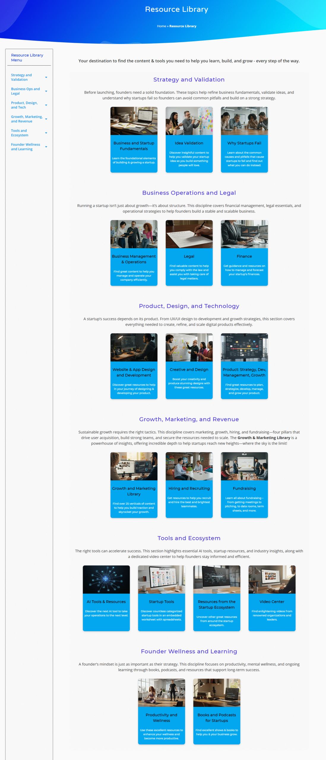 Resource Library overview