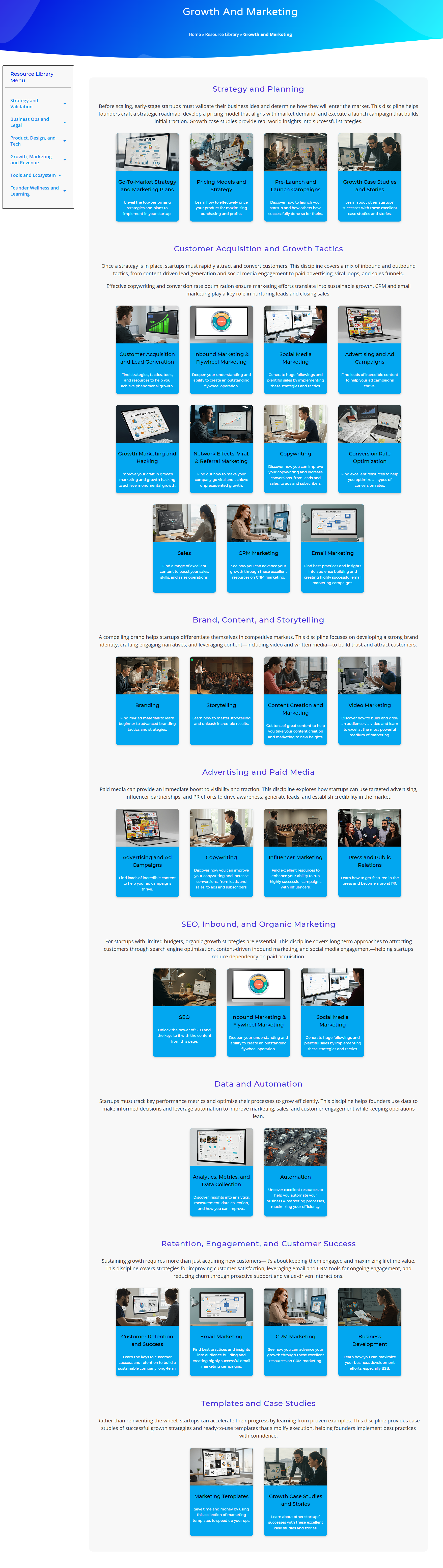 Growth & Marketing Library preview